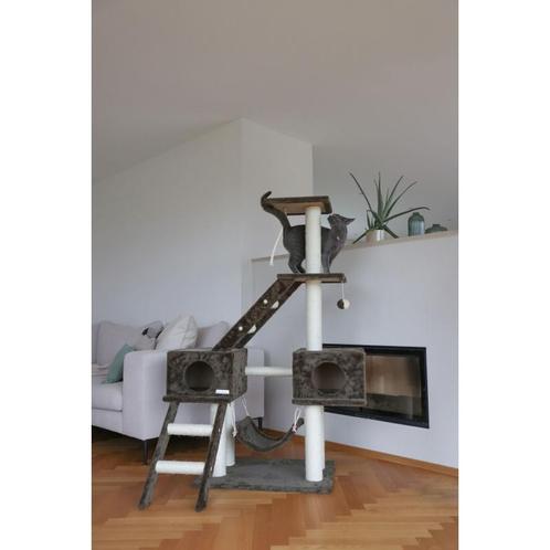 Krabboom granat, grijs 70x50x150cm - kerbl, Dieren en Toebehoren, Katten-accessoires, Nieuw