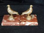 2 Mooie Boekensteunen met Duiven - Boekensteunen (2) -, Antiek en Kunst, Curiosa en Brocante