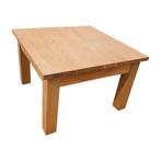 Salontafel Hout 70x70x47cm Gebruikt, Ophalen of Verzenden