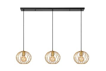 Hanglamp Lucide DANZA -  - 3xE27 - Mat Goud /, Verzenden