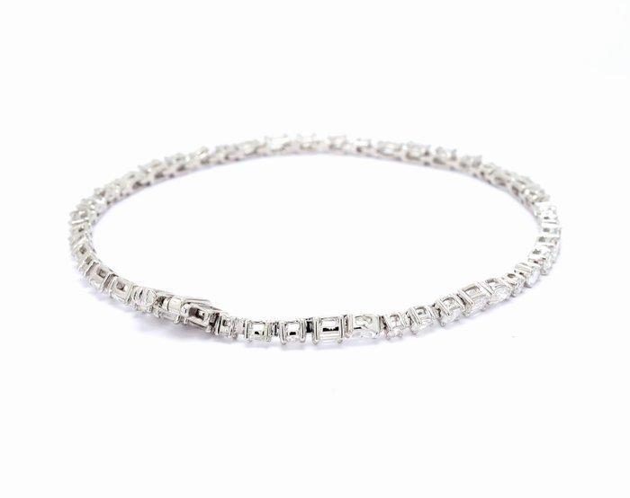 Armband - 14 karaat Witgoud - 2.87ct. tw. Diamant, Bijoux, Sacs & Beauté, Bracelets