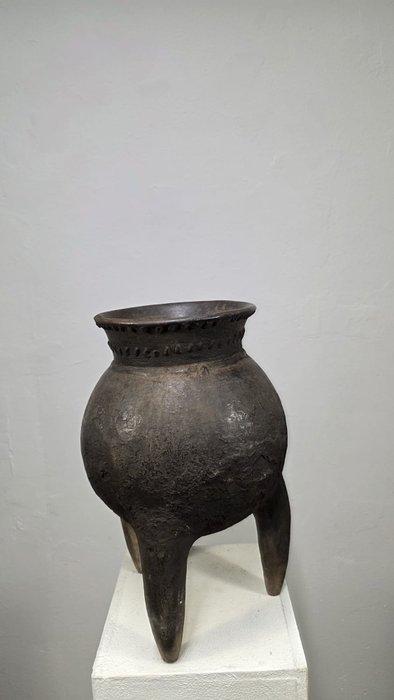 Marmite en terracotta - Mambila - Kameroen (Zonder, Antiek en Kunst, Kunst | Niet-Westerse kunst