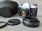 Pentax SL + Super-Takumar 1.8/55mm + Accessories (case strap