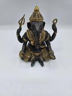 Sculpture, beeldjes van Ganesha - 10.5 cm - Laiton, Antiek en Kunst