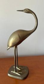 Beeldje - Par de garças em bronze (2) - Brons, Metaal, Antiek en Kunst