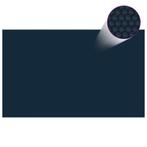 vidaXL Zwembadfolie solar drijvend 260x160 cm PE zwart en, Verzenden