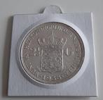 Nederland. Wilhelmina. 2 1/2 Gulden 1938 Grof haar (Zonder, Postzegels en Munten, Munten | Nederland