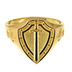 Bague amulette - 18 carats Or jaune