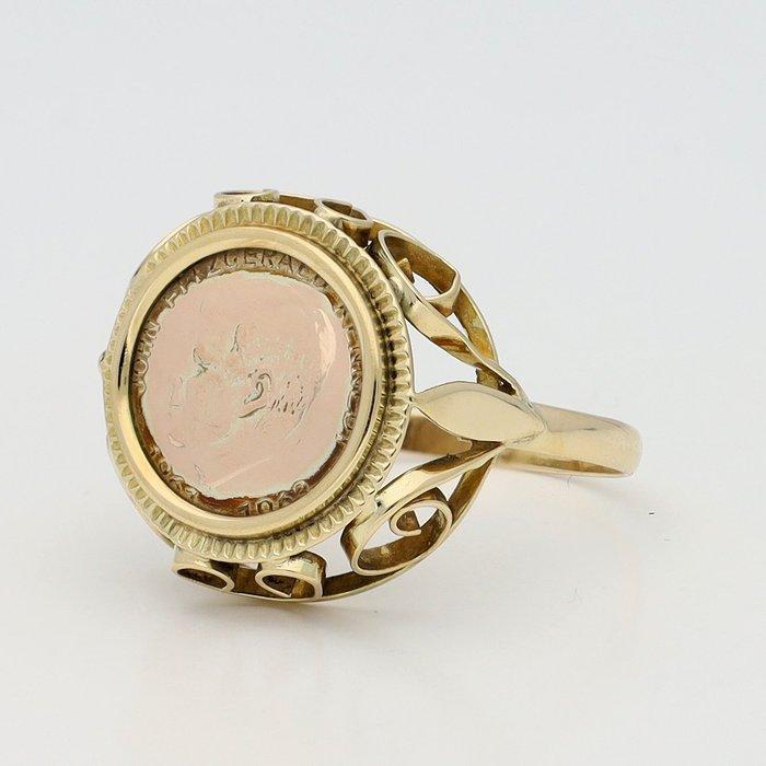 Ring - 14 karaat Geel goud, Bijoux, Sacs & Beauté, Bagues