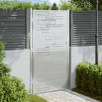 Tuinpoort 100x200 cm roestvrij staal, Jardin & Terrasse, Portes de jardin, Verzenden