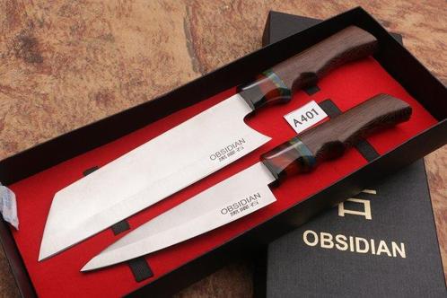 Obsidian - Keukenmes - Kitchen knife set -  Introductie van, Antiek en Kunst, Antiek | Keukengerei