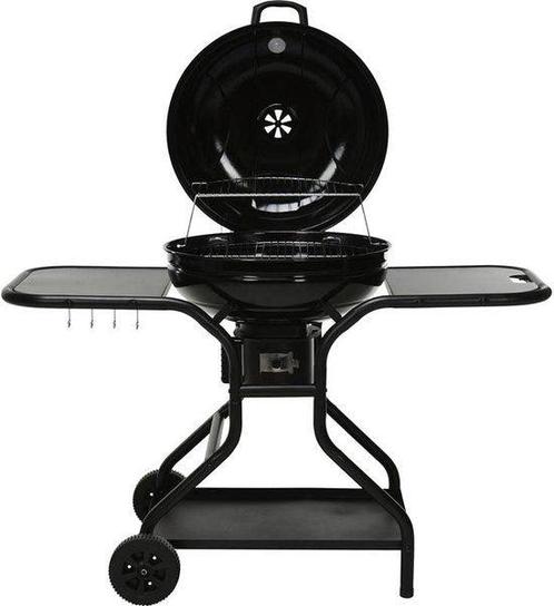 Tweedekans | ProGarden Grill op wielen met zijtafel zwart, Tuin en Terras, Houtskoolbarbecues, Ophalen of Verzenden