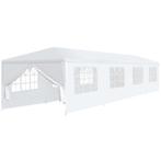 vidaXL Tonnelle de jardin 3x12 m Blanc, Verzenden, Neuf