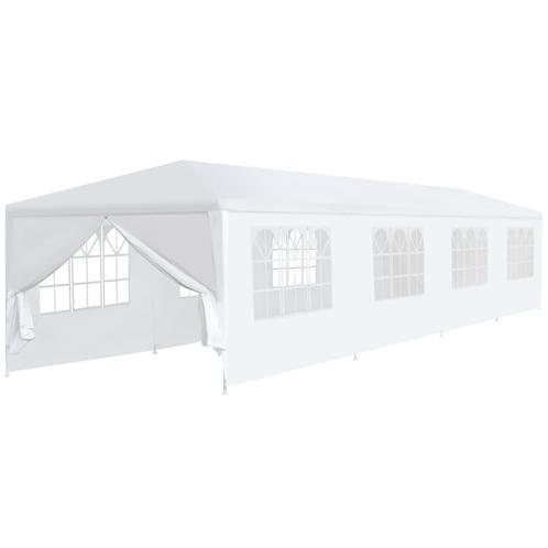 vidaXL Tonnelle de jardin 3x12 m Blanc, Jardin & Terrasse, Tonnelles, Neuf, Envoi