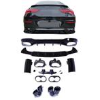 Diffuser voor mercedes cla c118 x118 w118 amg line dubbele z, Nieuw