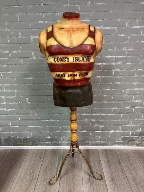 Dressboy - Coney Island Mens Swim Club - Hout, Metaal /, Antiek en Kunst, Curiosa en Brocante