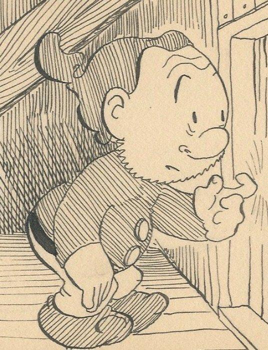 Dulieu, Jean - 1 Original drawing - Paulus de Boskabouter -, Boeken, Stripverhalen