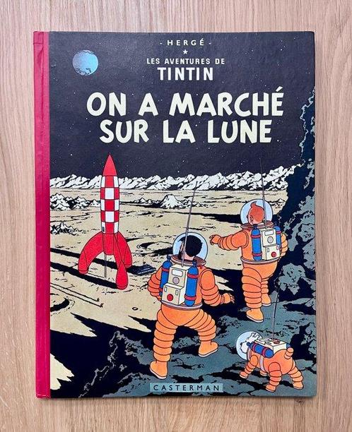 Tintin T17 - On a Marché sur la Lune (B11) - C - 1 Album -, Boeken, Stripverhalen