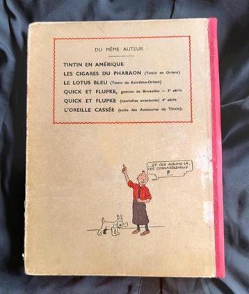 Tintin T2 - Tintin au Congo (A3) - N&B - 1 Album (dos beschikbaar voor biedingen