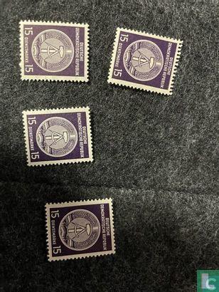 DDR - Cirkelboog naar rechts - 1956, Timbres & Monnaies, Timbres | Europe | Autre, Envoi