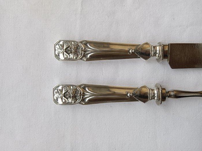 Bestekset (2) - .833 zilver - Três Trevos Prata Déco, Antiek en Kunst, Antiek | Zilver en Goud