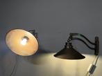 Wandlamp (2) - Messing - Amerikaanse boerderijstijl