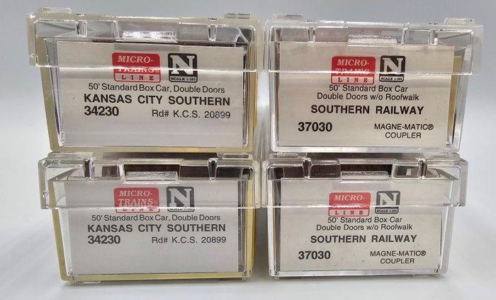 Micro Trains N - 34230 / 37030 - Wagon de marchandises pour, Hobby & Loisirs créatifs, Trains miniatures | Échelle N