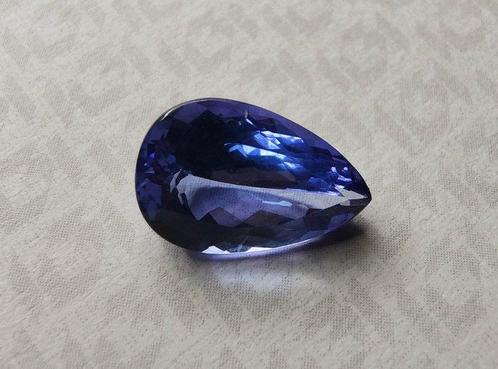 Bleu, Violet Tanzanite - 3.26 ct - International Gemological, Handtassen en Accessoires, Edelstenen