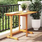 vidaXL Table pliable de balcon 90x60x72 cm bois dacacia, Neuf, Verzenden