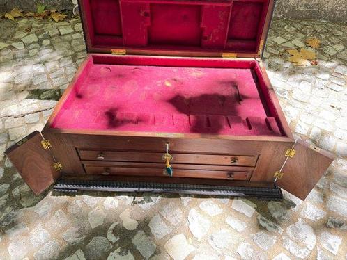 Ménagère - Palissandre brésilien - Boîte à couverts en, Antiek en Kunst, Antiek | Meubels | Tafels