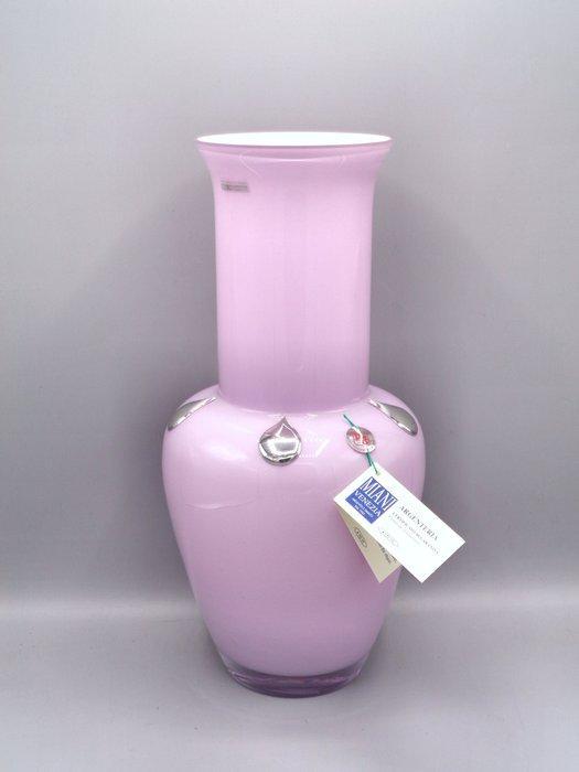 PG-MIANI Argenteria - Vaas - .925 zilver, en roze gekleurd, Antiquités & Art, Antiquités | Argent & Or