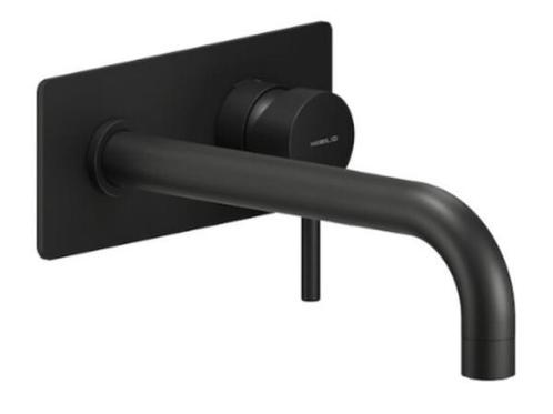 Veiling - Nobili afdekset wastafelkraan uitloop 20cm zwart, Doe-het-zelf en Bouw, Sanitair