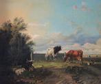 Jan van Ravenswaay (1789-1869) - Dieren in de wei, Antiek en Kunst