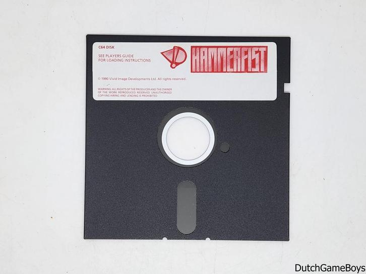 Commodore C64 - Hammerfist - 5,25 Disk, Consoles de jeu & Jeux vidéo, Jeux | Autre, Envoi