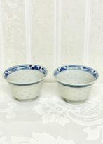 Kom (2) - Porselein - 2 Kangxi draken kommen