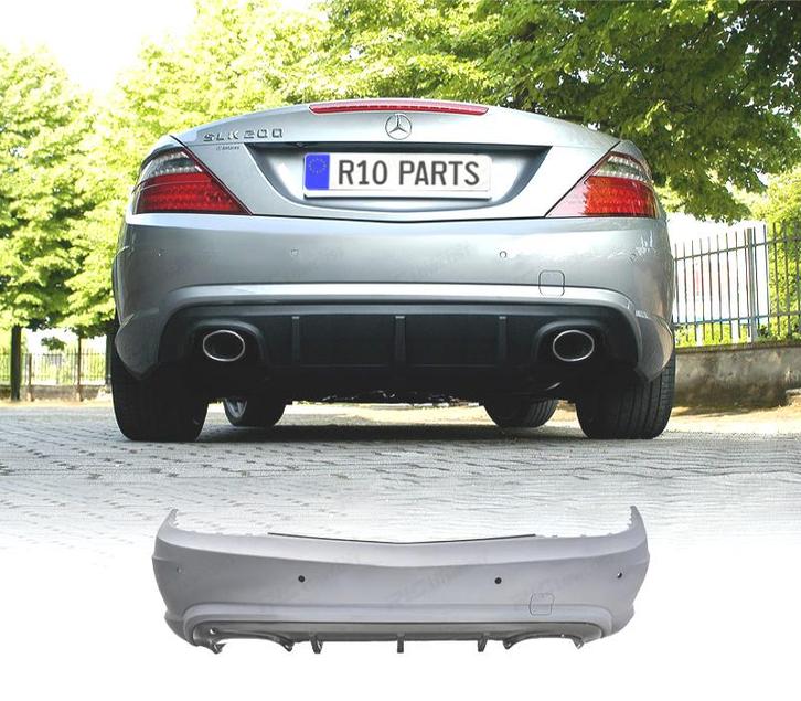 PARE-CHOCS ARRIÈRE MERCEDES SLK R172 11-15 LOOK AMG SORTIE S, Auto-onderdelen, Carrosserie, Verzenden