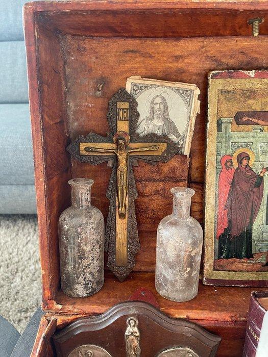 Extreem mooie vampire hunting koffer - Antiek - Diversen -, Antiquités & Art, Antiquités | Livres & Manuscrits