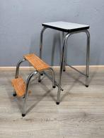 Keukentrapje - Metaal - Formica Keuken trap