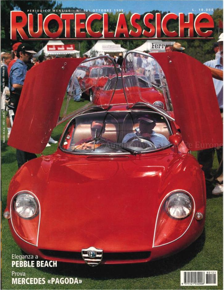 1998 RUOTECLASSICHE MAGAZINE 121 ITALIAANS, Livres, Autos | Brochures & Magazines, Enlèvement ou Envoi