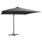 Stalen Parasol met LED | OP = OP | 46% Voordeel, Tuin en Terras, Parasols, Verzenden, Nieuw, 2 tot 3 meter, Zweefparasol