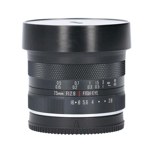 Meike 7.5mm f/2.8 Canon EF-M-mount met garantie, Audio, Tv en Foto, Foto | Lenzen en Objectieven, Verzenden