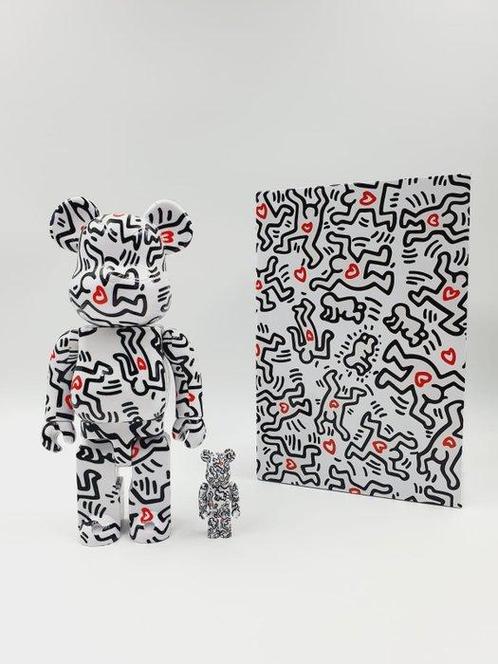 Keith Haring X Medicom Toy - Be@rbrick Keith Haring V8  400%, Antiek en Kunst, Kunst | Schilderijen | Modern