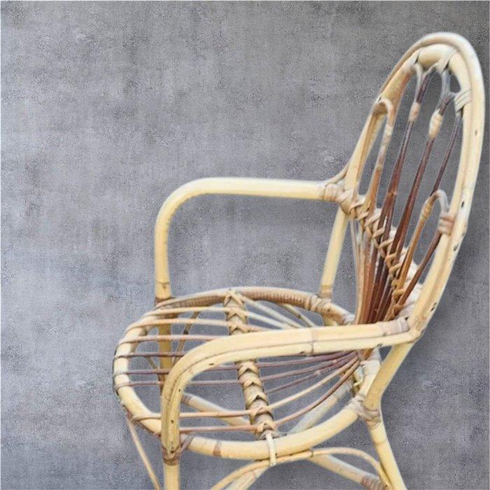 Stoel - Bamboe, Antiek en Kunst, Curiosa en Brocante