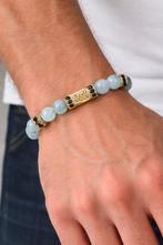 Zonder minimumprijs - Armband Verguld Aquamarijn - Saffier -