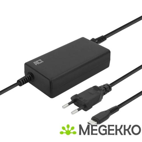 ACT USB-C laptoplader met Power Delivery profielen 65W, Computers en Software, Pc- en Netwerkkabels, Nieuw, Verzenden