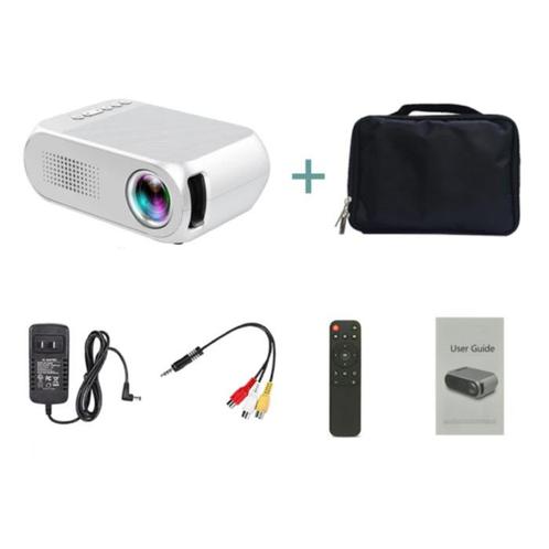 YG320 Mini LED Projector met Opbergtas - Scherm Beamer Home, TV, Hi-fi & Vidéo, Projecteurs dias, Envoi