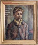 Doris Malfeito Torrella (1937-2014) - Portrait de jeune, Antiquités & Art, Art | Peinture | Classique