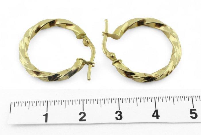 Hoepel oorbellen - 18 karaat Geel goud, Handtassen en Accessoires, Antieke sieraden