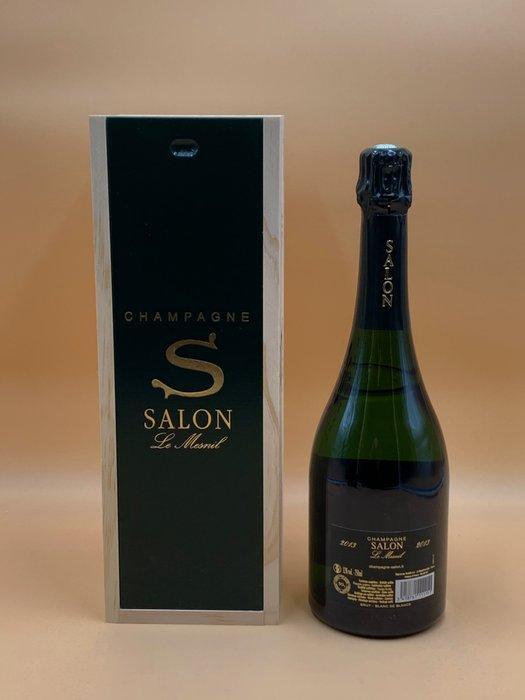 2013 Salon, Le Mesnil - Champagne Blanc de Blancs - 1 Fles, Verzamelen, Wijnen