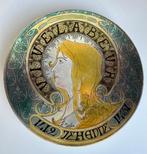 Luneville - Alphonse Mucha - Plateau - Porcelaine, Antiek en Kunst
